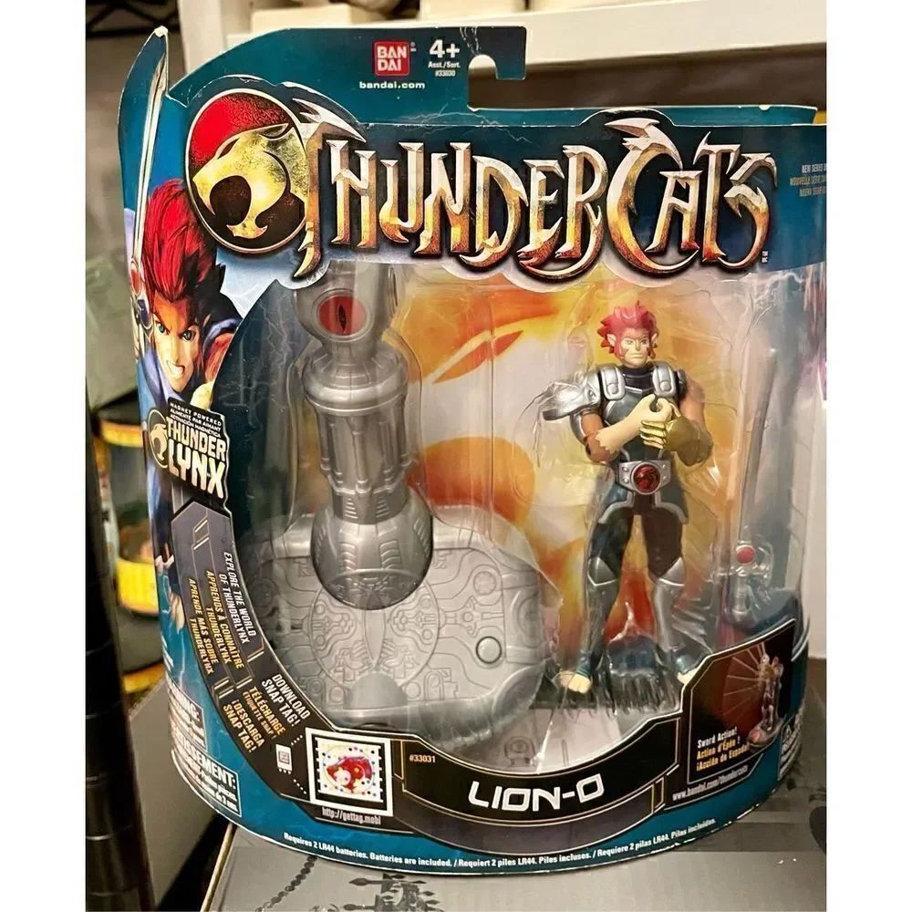 Thundercats Lion-O Thunder Lynx (2011) Bandai 4" Action Figure New on Card